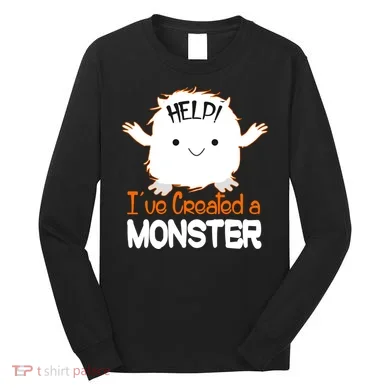 Help I've Created a Monster Funny Halloween Long Sleeve Shirt