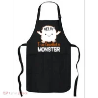 Help I've Created a Monster Funny Halloween Apron thumb 0