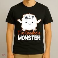 Help I've Created a Monster Funny Halloween T-Shirt thumb 3