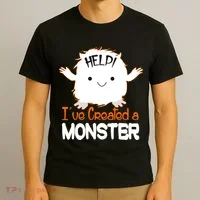 Help I've Created a Monster Funny Halloween T-Shirt thumb 3
