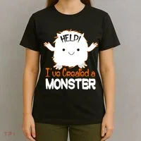 Help I've Created a Monster Funny Halloween T-Shirt thumb 4