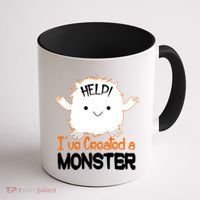 Help I've Created a Monster Funny Halloween Coffee Mug thumb 1