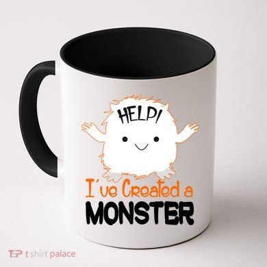 Help I've Created a Monster Funny Halloween Coffee Mug