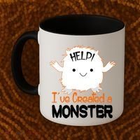Help I've Created a Monster Funny Halloween Coffee Mug thumb 2