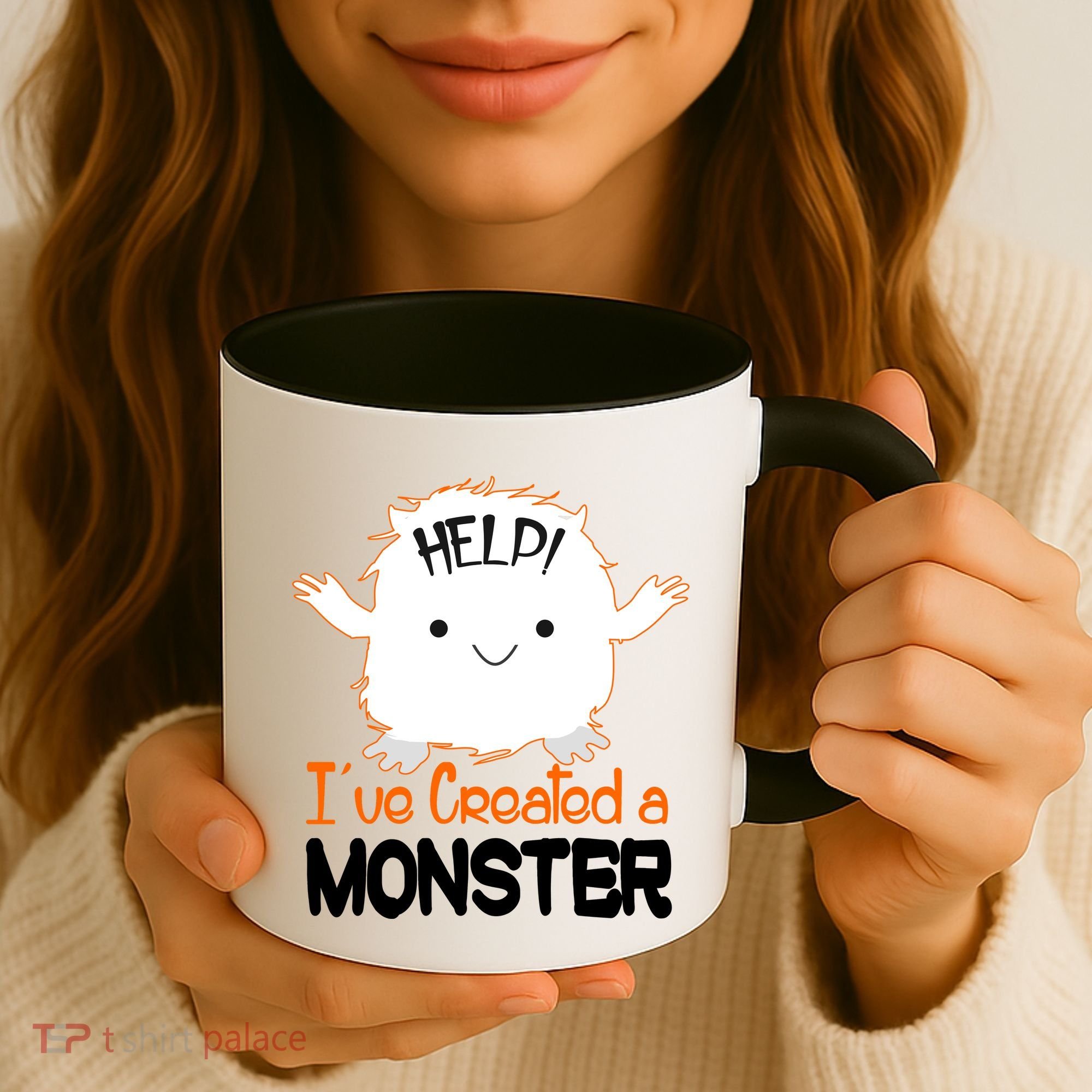 Help I've Created a Monster Funny Halloween Coffee Mug