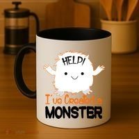 Help I've Created a Monster Funny Halloween Coffee Mug thumb 4