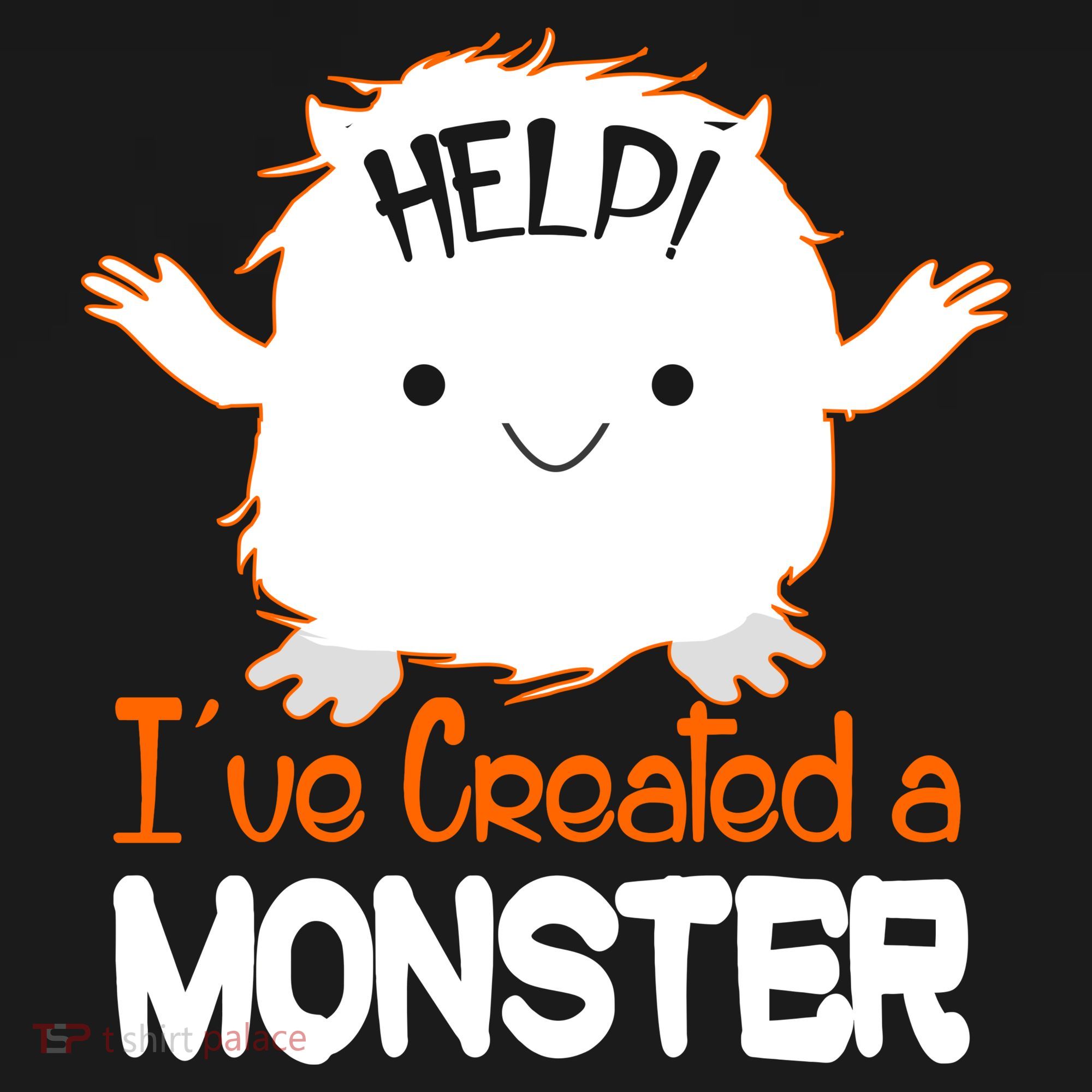 Help I've Created a Monster Funny Halloween Polo