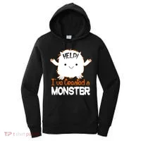 Help I've Created a Monster Funny Halloween Women's Hoodie thumb 0