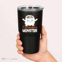 Help I've Created a Monster Funny Halloween Tumbler thumb 2