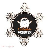 Help I've Created a Monster Funny Halloween Ornament thumb 0