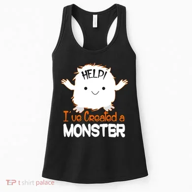 Help I've Created a Monster Funny Halloween Women's Tank Top