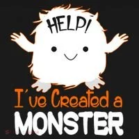 Help I've Created a Monster Funny Halloween Toddler Hoodie thumb 2