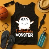 Help I've Created a Monster Funny Halloween Tank Top thumb 4
