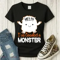 Help I've Created a Monster Funny Halloween Women's T-Shirt thumb 3