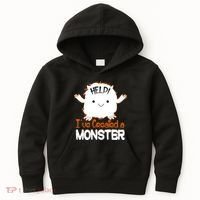 Help I've Created a Monster Funny Halloween Kids Hoodie thumb 0