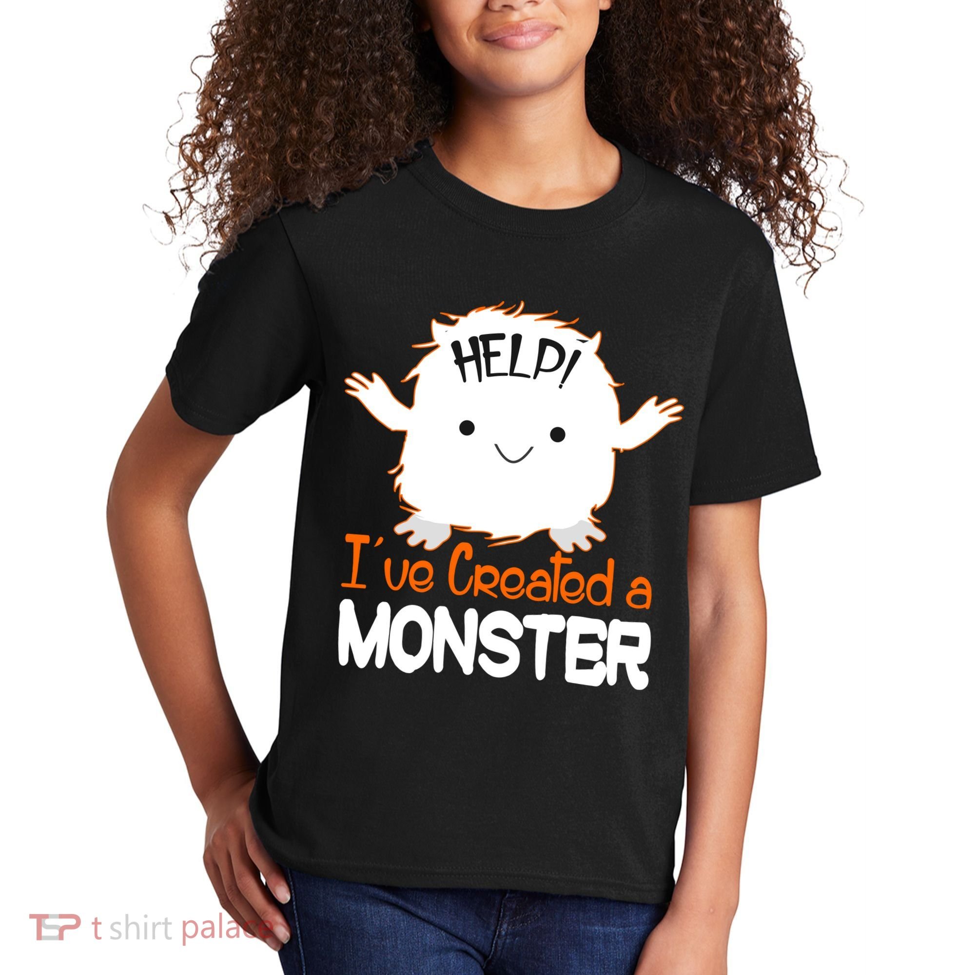 Help I've Created a Monster Funny Halloween Kids T-Shirt