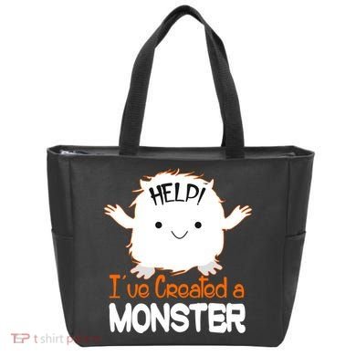 Help I've Created a Monster Funny Halloween Tote Bag