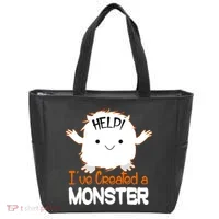 Help I've Created a Monster Funny Halloween Tote Bag thumb 0