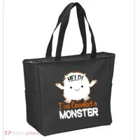 Help I've Created a Monster Funny Halloween Tote Bag thumb 2
