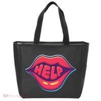 Help Lips Tote Bag thumb 0