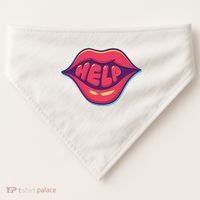Help Lips USA-Made Doggie Bandana thumb 0