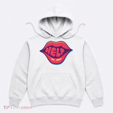Help Lips Hoodie