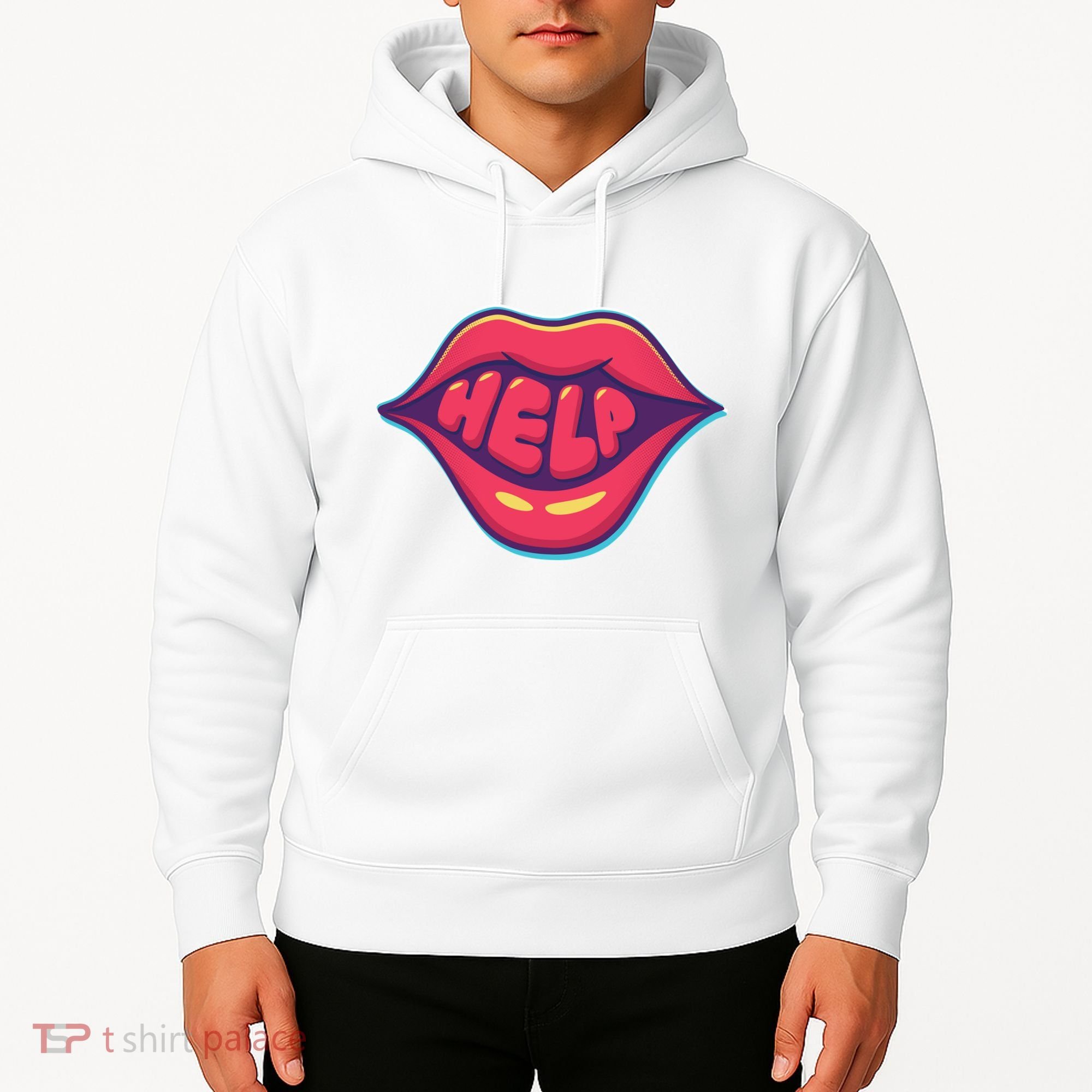 Help Lips Hoodie