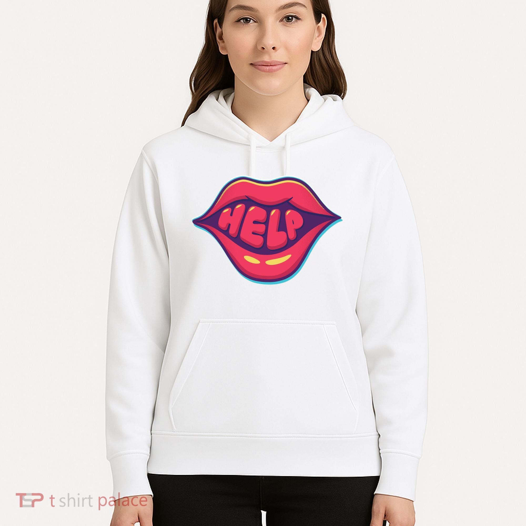 Help Lips Hoodie