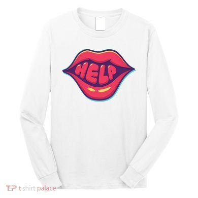 Help Lips Long Sleeve Shirt