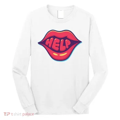 Help Lips Long Sleeve Shirt