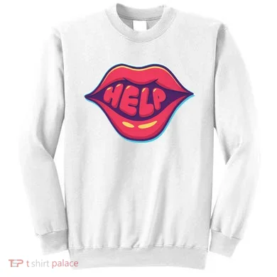 Help Lips Sweatshirt