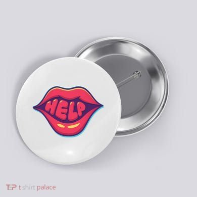 Help Lips Button