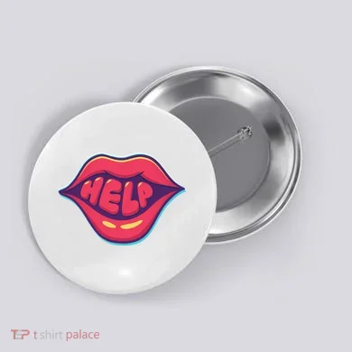 Help Lips Button