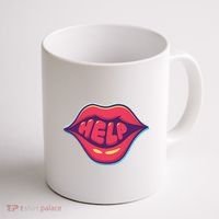 Help Lips Coffee Mug thumb 1