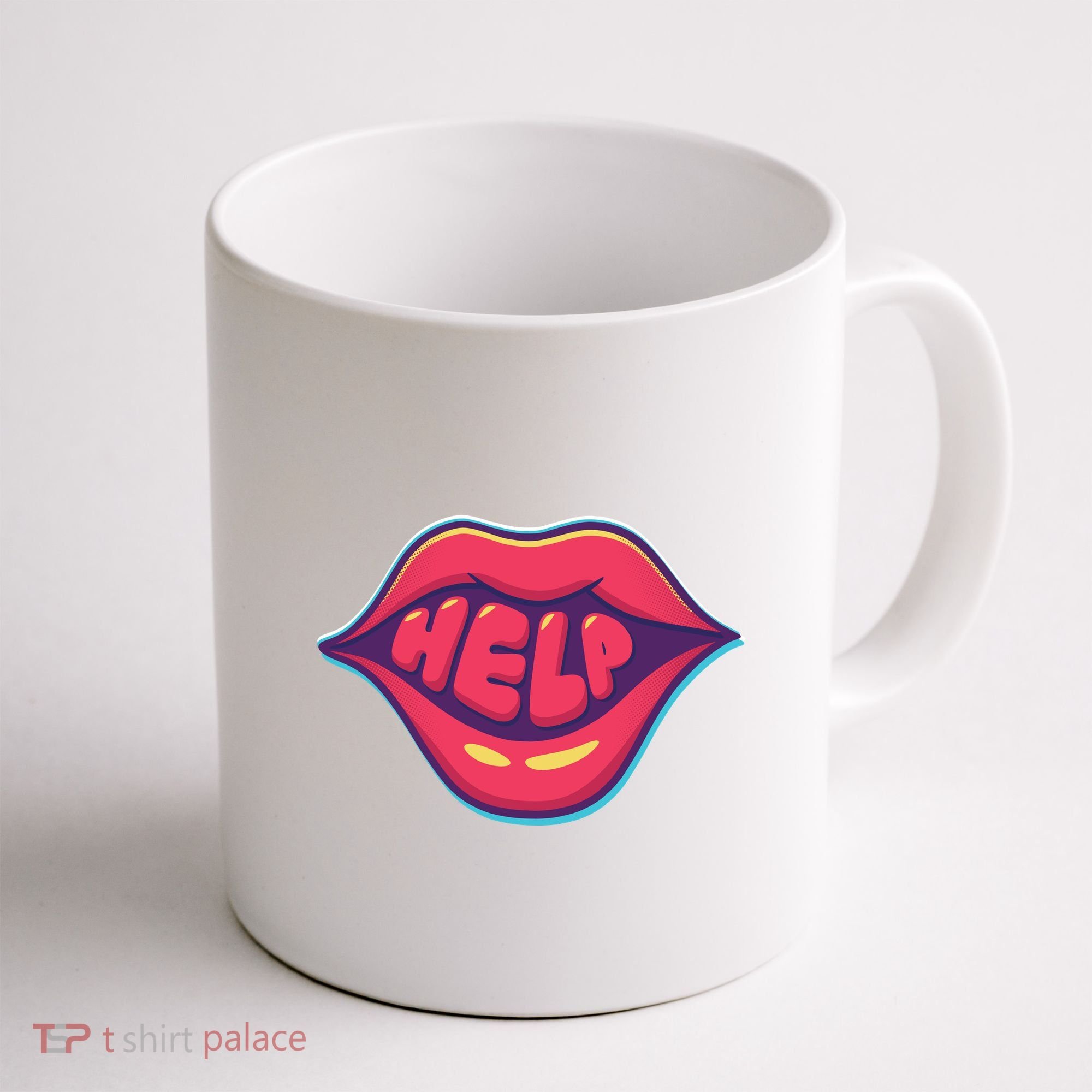 Help Lips Coffee Mug