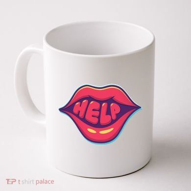 Help Lips Coffee Mug