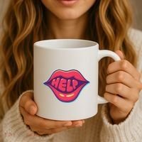 Help Lips Coffee Mug thumb 3