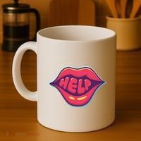 Help Lips Coffee Mug thumb 4