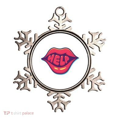Help Lips Ornament