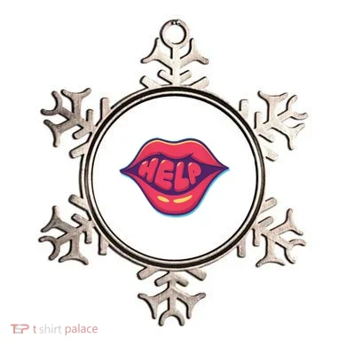Help Lips Ornament