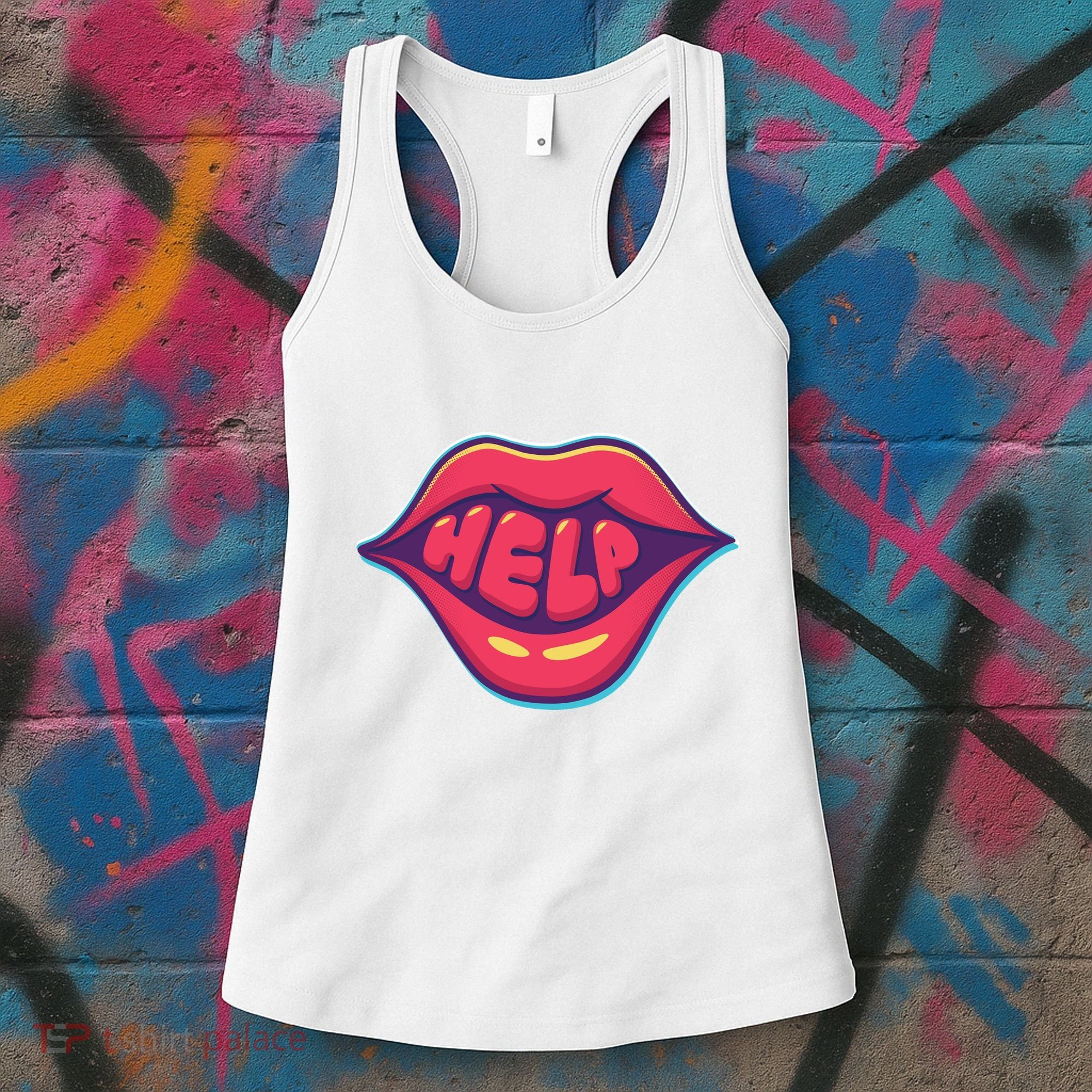 Help Lips Women's Tank Top