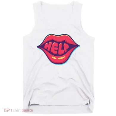 Help Lips Tank Top