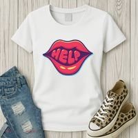 Help Lips Women's T-Shirt thumb 3