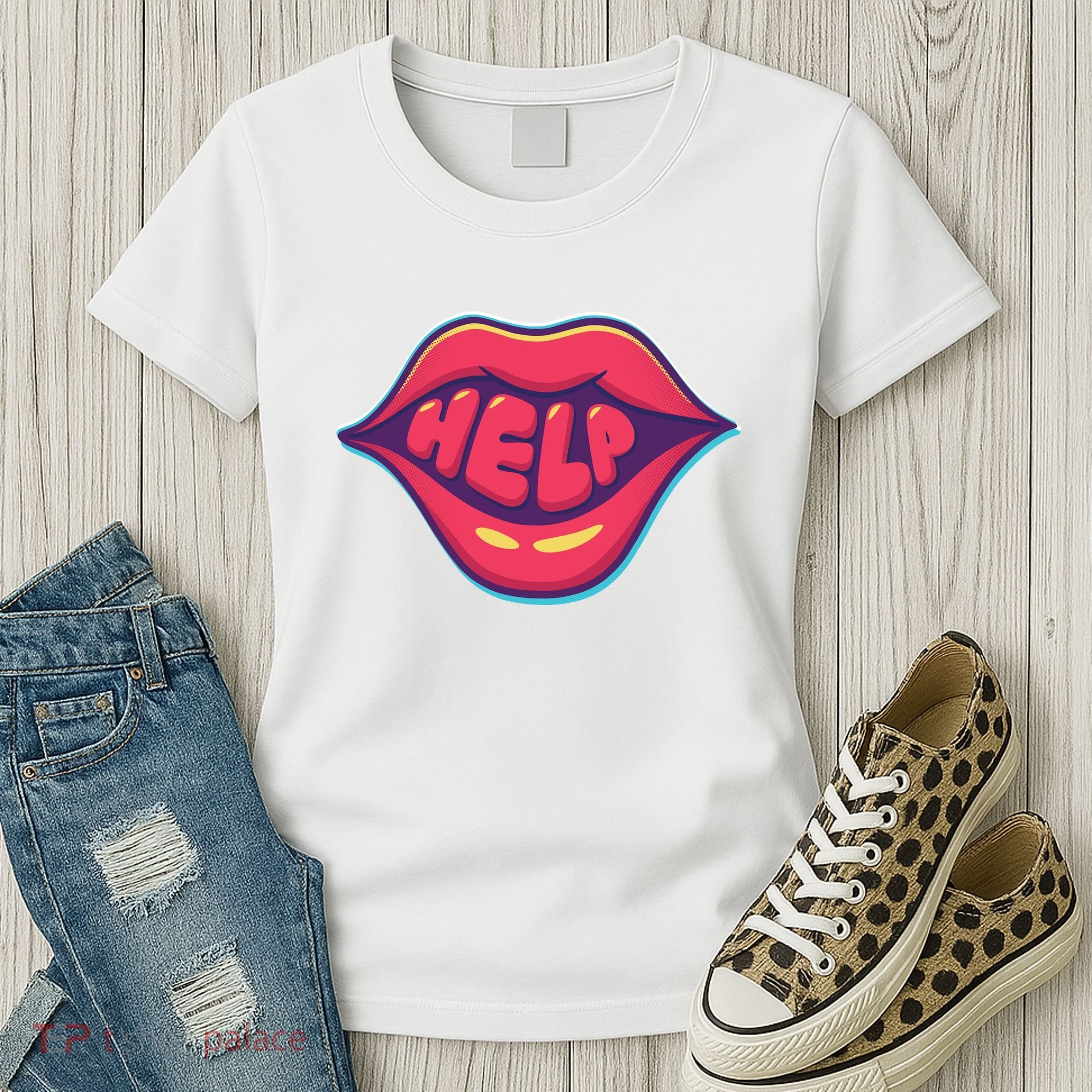 Help Lips Women's T-Shirt