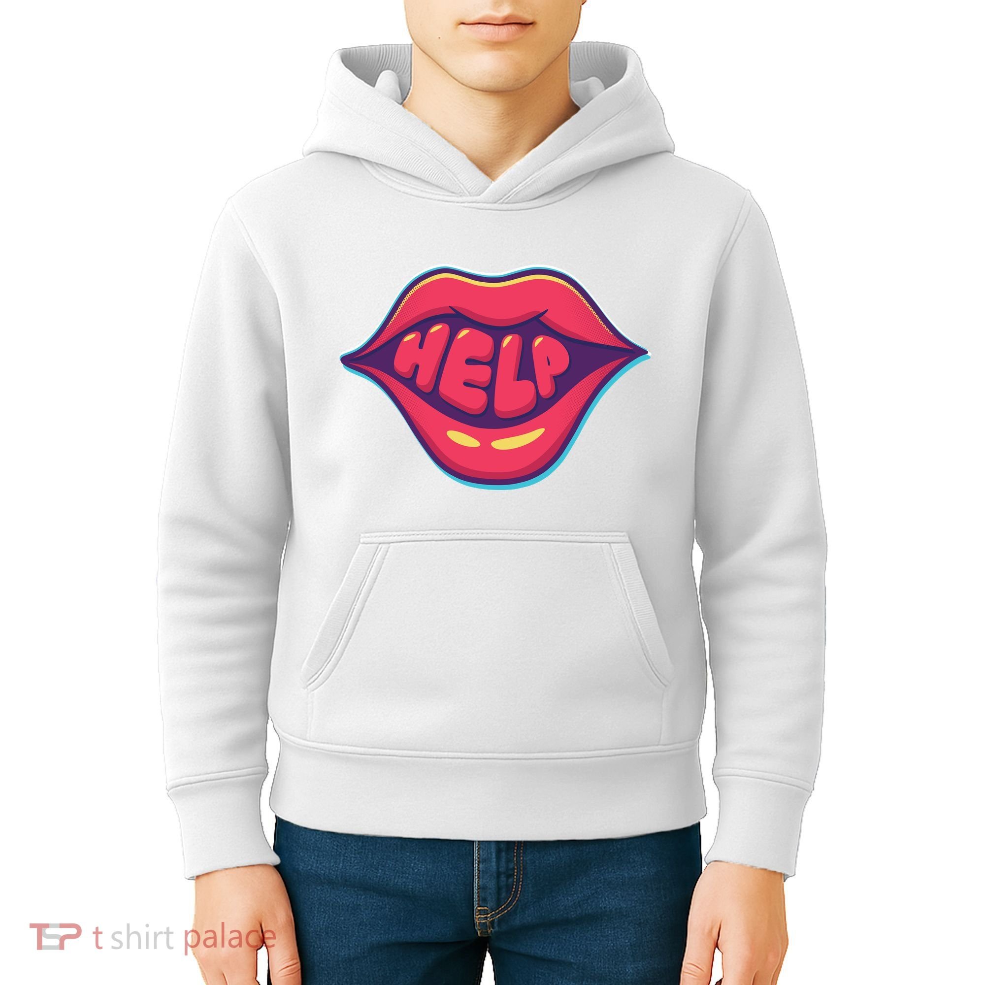 Help Lips Kids Hoodie