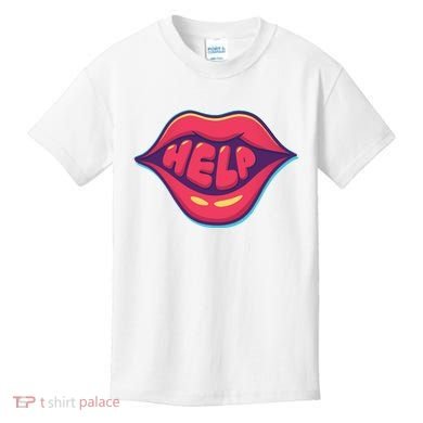Help Lips Kids T-Shirt