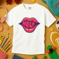 Help Lips Kids T-Shirt thumb 3