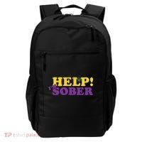 Help Me I'm Sober Mardi Gras Backpack thumb 0