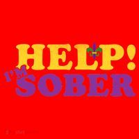 Help Me I'm Sober Mardi Gras Santa Hat thumb 1