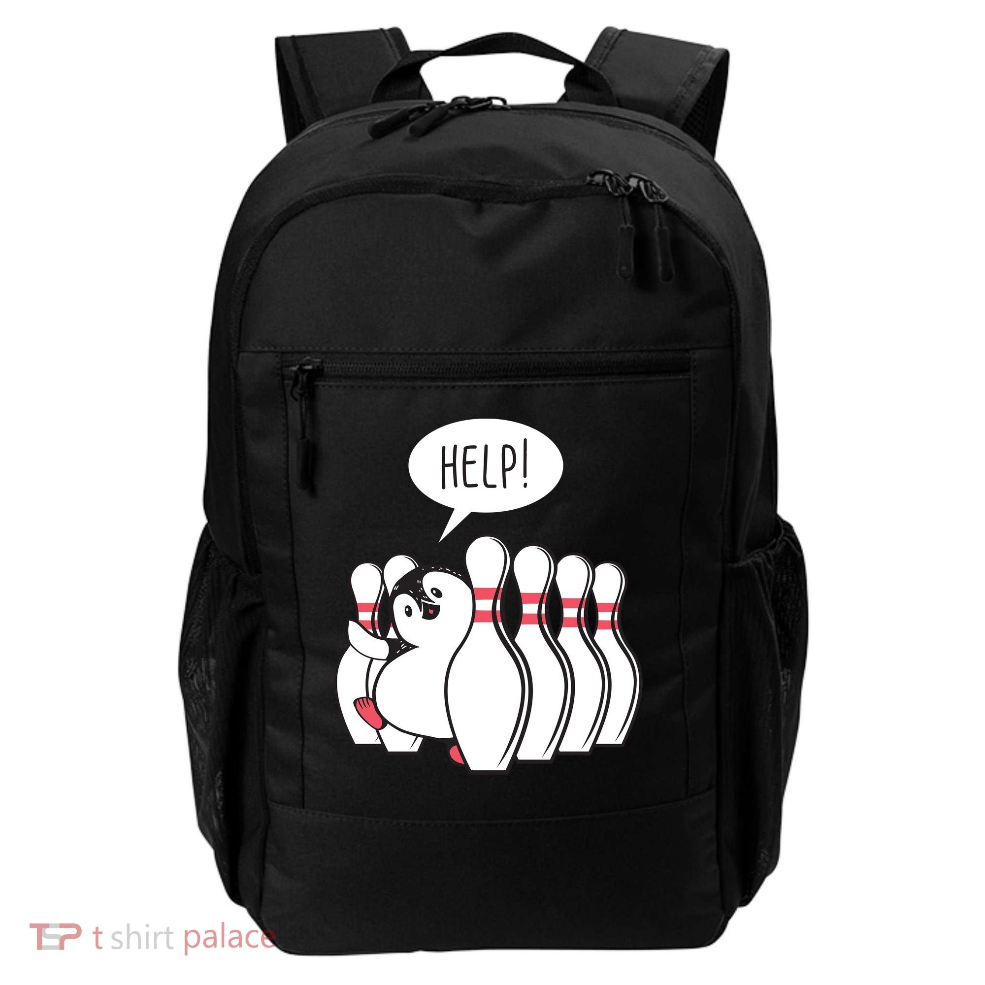 Help Penguin Bowling Pin Backpack